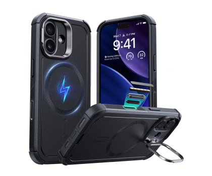Etui / obudowa na smartfona ESR Cyber Kickstand Magsafe do Iphone 17 Black